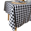 Tablecloth factory supply American retro minimalist products cotton color weaving lattice desktop desktop napkin napkin