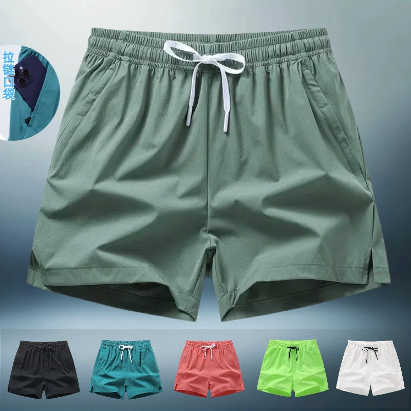 Трансграничные спортивные повседневные шорты дышащие шорты для мужчин и женщин свободные тонкие трёхочковые спортивные шорты для фитнеса шорты