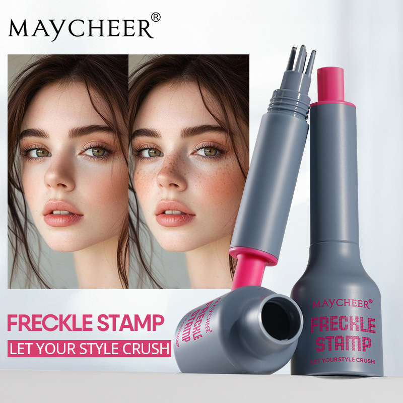 跨境Maycheer雀斑笔自然仿真印章雀斑笔防水防汗点斑笔面部遮斑笔|undefined