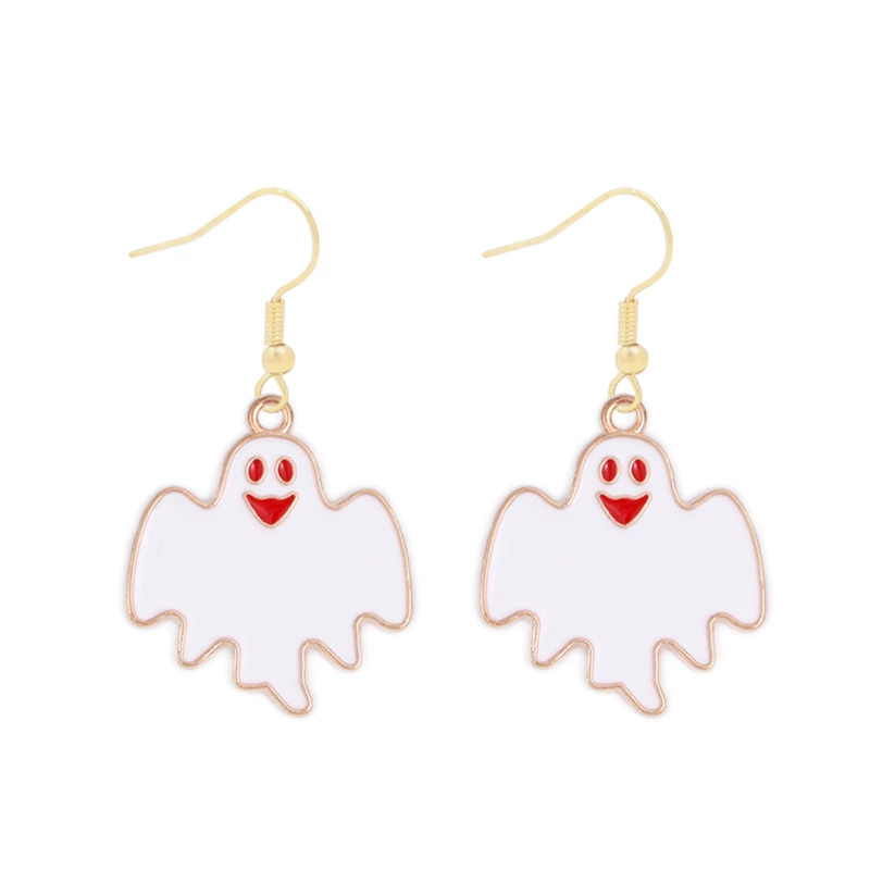 Набор серег на Хэллоуин — множественные мотива Ghost, тыква, череп и летучая мышь, легкие, assorted пары