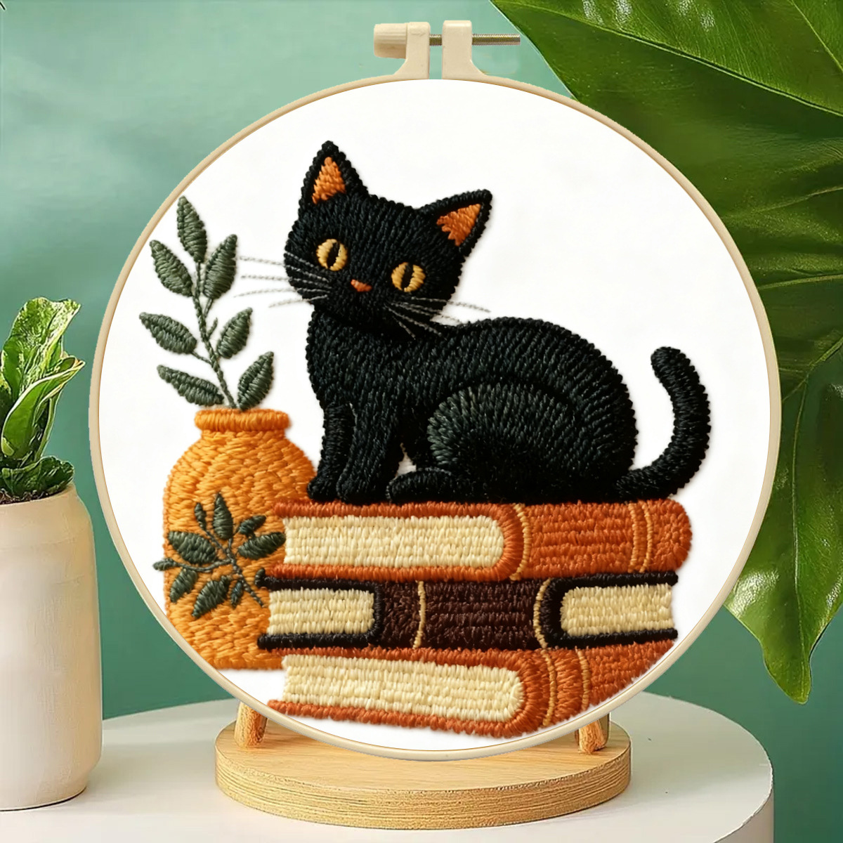 Nuevos productos transfronterizos Embroidery KIT Miao Shuxiang Embroidery Kit Material Paquete Inglés Aguja Banda de bordado