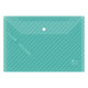 Thickened A4 File Bag Twill Transparent Snaps File Bag Color Storage Bag Waterproof Large Capacity