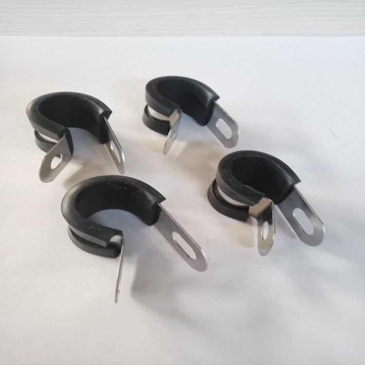 湖南枝江供应半包胶金属管夹 25mm金属管夹