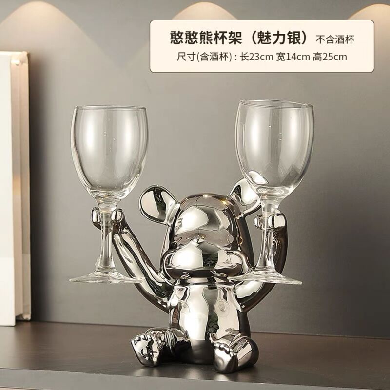 Violent Bear 赤ワインラック リビングルーム テレビキャビネット 玄関装飾 高級 新しいモダンな家庭用品|undefined