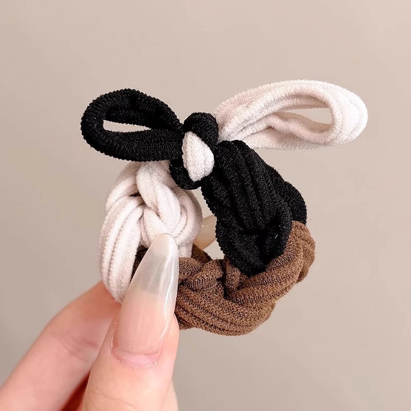 grueso de alta elástica mariposa trenzada cabello cabello de mujer cabello de cabello de cola de caballo cabello de alta sensibilidad correa de cabello adornamiento de cabello