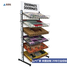 地毯架定制展架地毯货架落地金属产品展架汽车脚垫展示架陈列架