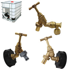 1000L drum IBC ton drum joint ton drum valve parts ton drum brass faucet ton drum water faucet horse head faucet