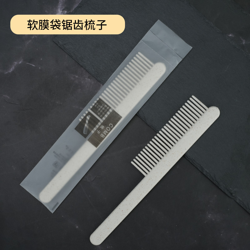 Pein desechable especial del hotel para llevar con usted envasado independiente para habitaciones peinado de barra larga peinado plástico