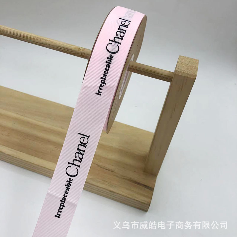 Cinta inglesa de 2,5 cm de poliéster con embalaje de arco de regalo para hornear Cinta de regalo cinta de embalaje de flores al por mayor