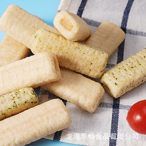 Taiwanese Rice Crisp Cookies with Seaweed Flavor, Salted Egg Yolk Flavor Rice Crisp Baked Goods for Wholesale