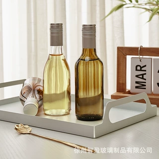 187ml密封玻璃瓶酒瓶洋酒红酒瓶酵素瓶工厂定制可印logo定制酒瓶