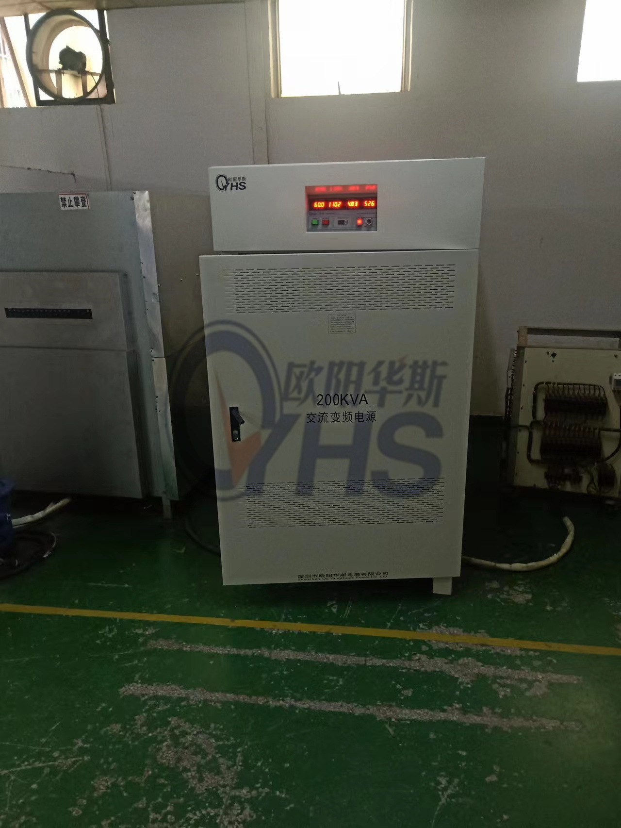 ŷ����˹200KVA��Ƶ��Դ����������Ƶ��50HZ��60HZ�ɵ�