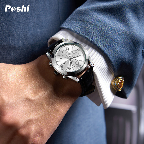 POSHI Fashionable quartz high-end waterproof watch