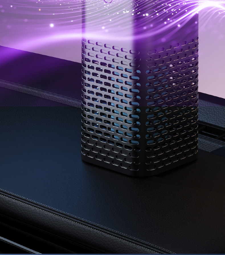 Vehicle-Mounted Air Purifier, Formaldehyde Removal, Odor Removal, Aromatherapy, Negative Ion Purifier, Bass Purification, Cross-Border