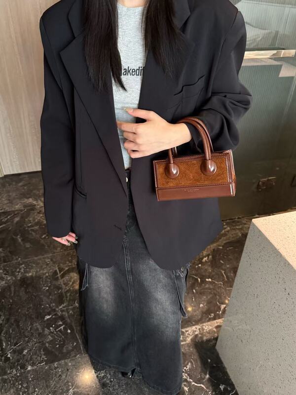 高级感链条手提小方包女2025新款时尚精致手拎单肩斜跨包394909|undefined