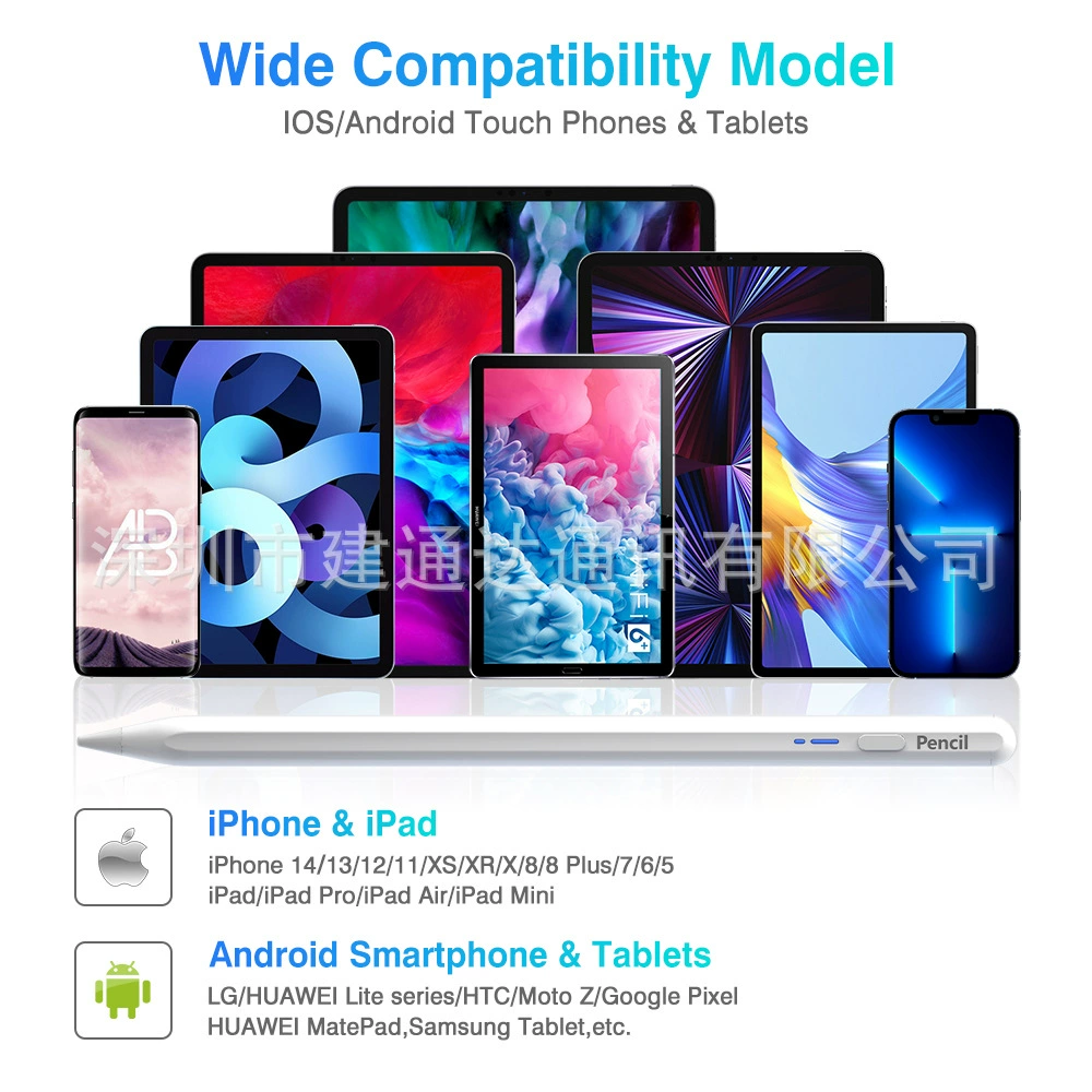 Новый стилус, совместимый с Apple iPad и Android-планшетами, емкостный стилус для рисования
