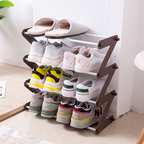 Simple shoe rack multi-layer household dust-proof assembly shoe rack economical dormitory small shoe rack multi-functional shoe cabinet