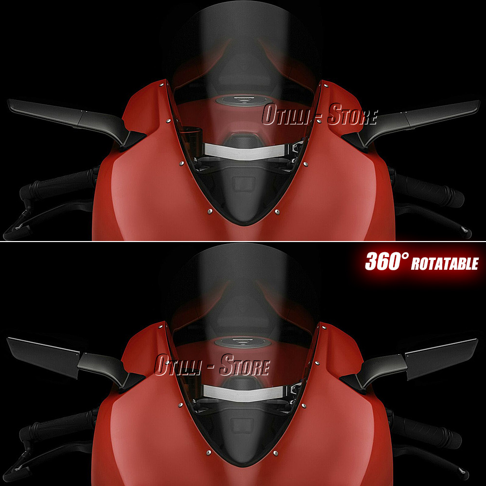 Motorcycle Modification Parts Ducati Panigale 959 1299S Fixed Wing Rearview Mirror in Stock