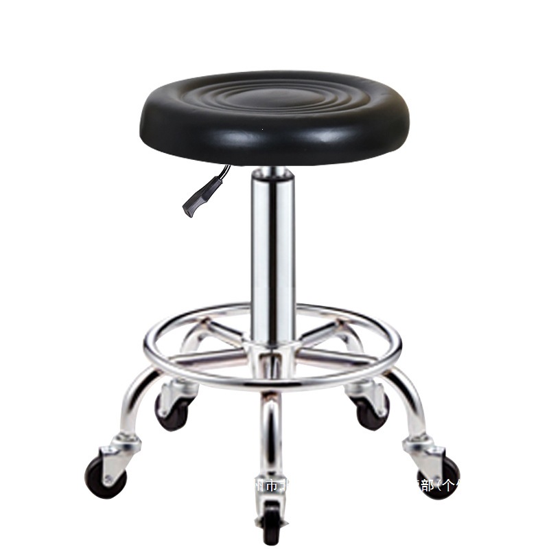 Fábrica directa taburete de belleza elevación polea rotatoria taburete de barbería taburete redondo barbería silla