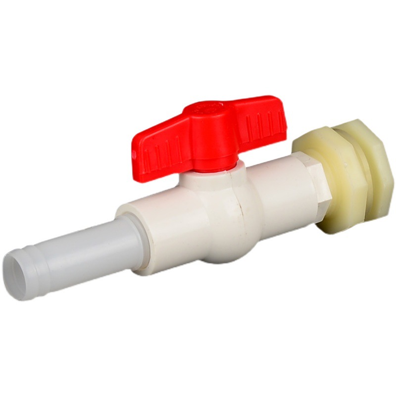 Water tank connector suit tower bucket live interface fish tank internal and external wire ABS plastic pipe fittings water pipe connection accessories