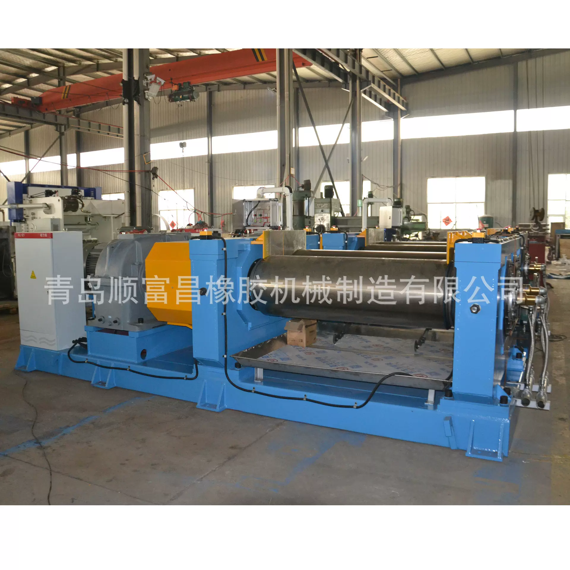 18寸硬齿面减速机开放式橡胶混炼机 XK-450双辊橡胶开炼机