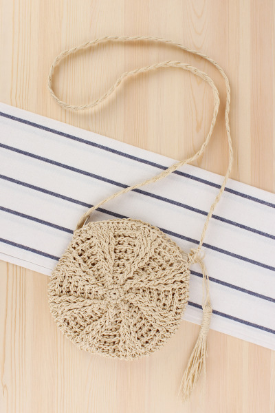 Women's Mini Spring&summer Cotton Rope Vintage Style Straw Bag display picture 2