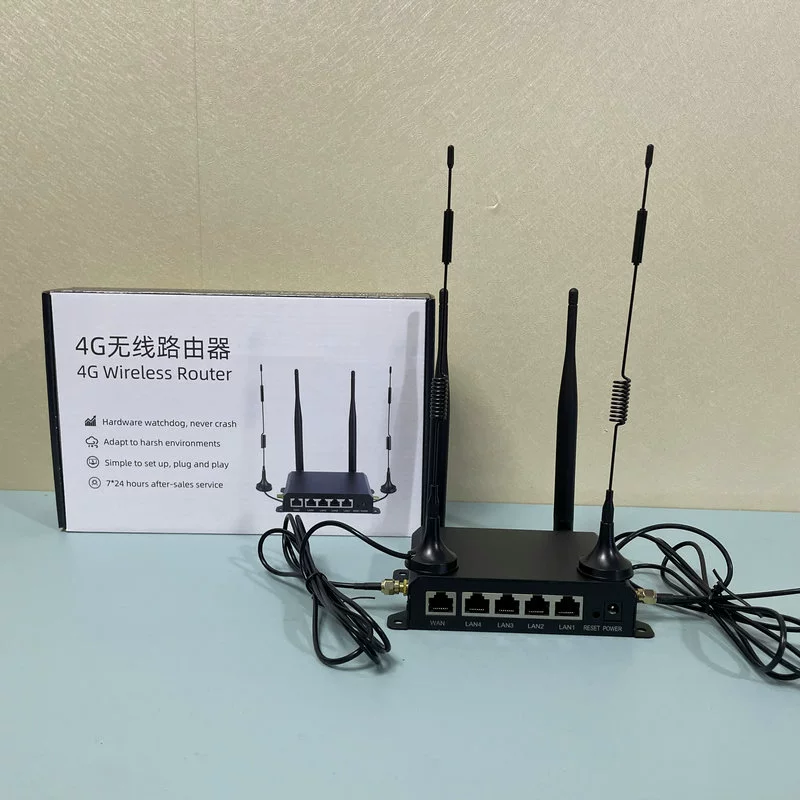 Промышленный 4G роутер 300 Мбит/с LTE с установкой SIM-карты, беспроводной CPE-роутер, промышленный роутер с выносной антенной