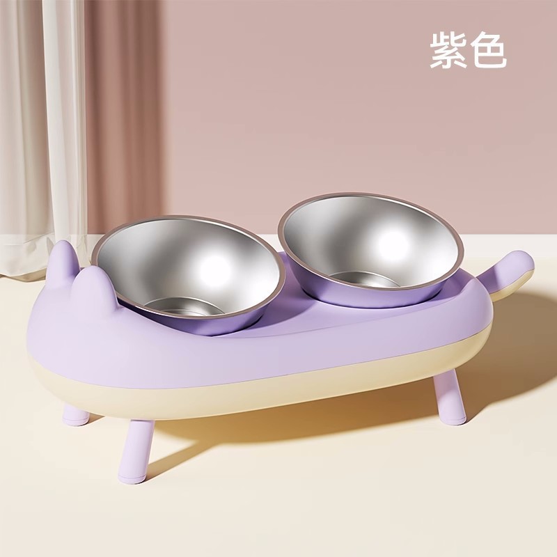 [보라색] 스테인리스 이중그릇