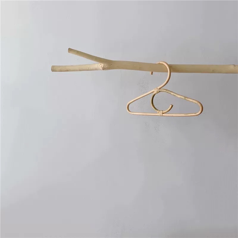 Hecho a mano ins Retro Ropa de ratán real y gancho de sombrero simple gancho de pared gancho de ropa decorativa gancho de ropa de pasillo gancho de niños