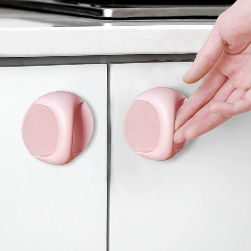 Простая клейкая маленькая ручка для дверей домашнего шкафа, защитная дверная ручка, вспомогательная ручка для дверцы шкафа без сверления и ящика для окон.