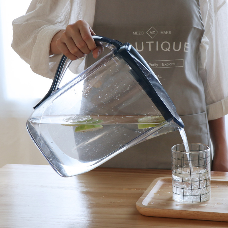 家用塑料冷水壶凉水壶耐热大容量果汁扎壶夏季茶水壶泡茶壶之新|undefined