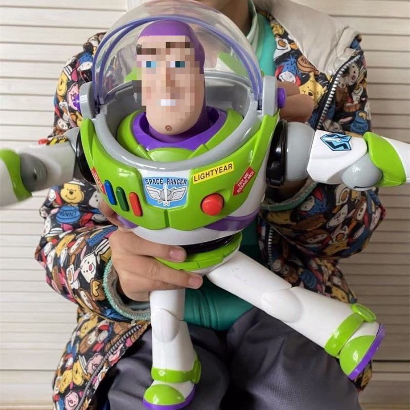 Buzz Lightyear Toy Story, sonido, alas, muñeca, figura, caminata eléctrica, muñeca Hu Di Tris, hablando