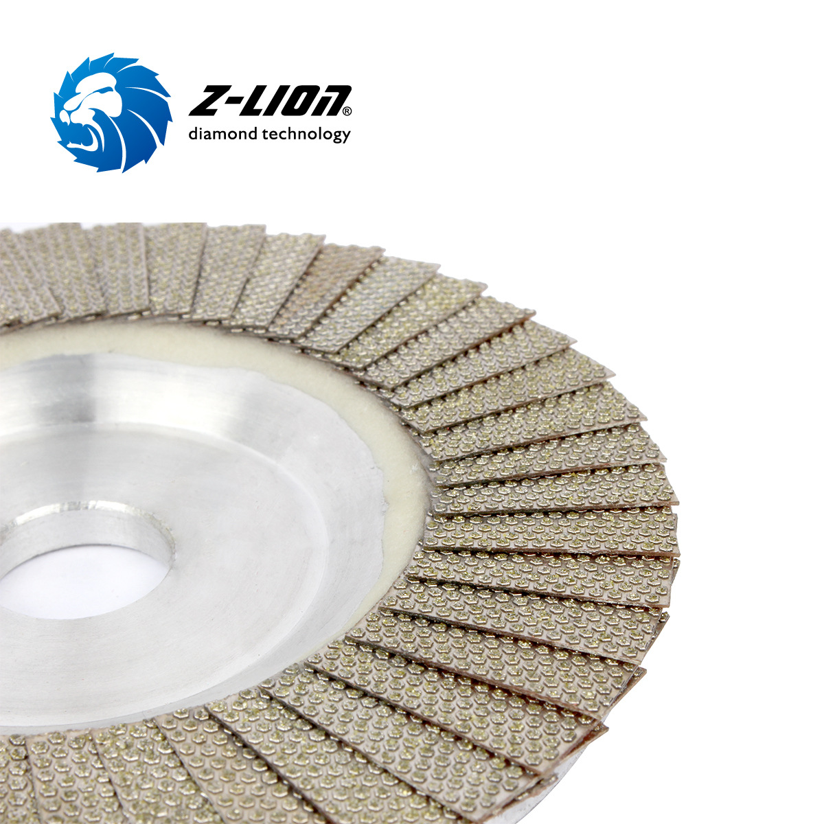 电镀金刚石铝基百叶轮百叶片磨碟片石材玻璃陶瓷等和金属焊点打磨