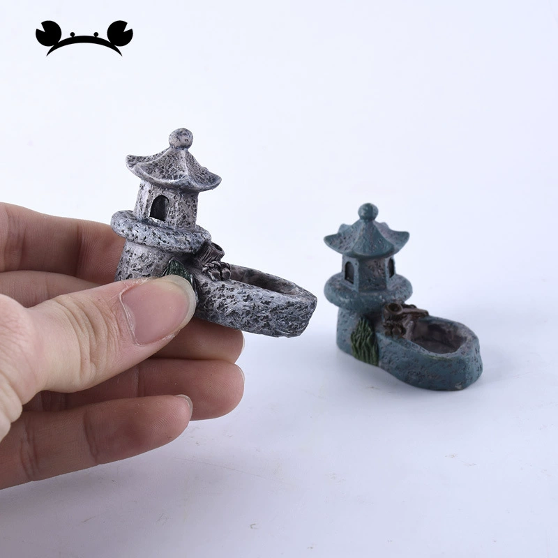 Материалы для макета крошечного королевства крабов, ручная работа, DIY, миниатюра пейзаж, элемент ландшафта сада, украшение для пруда, башня