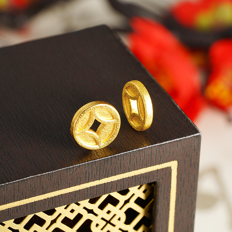 La ley antigua heredó aleación de cobre de estilo chino moneda de bronce DIY personalidad accesorios de joyería monedas retro multifacé Yiwu al por mayor image 7
