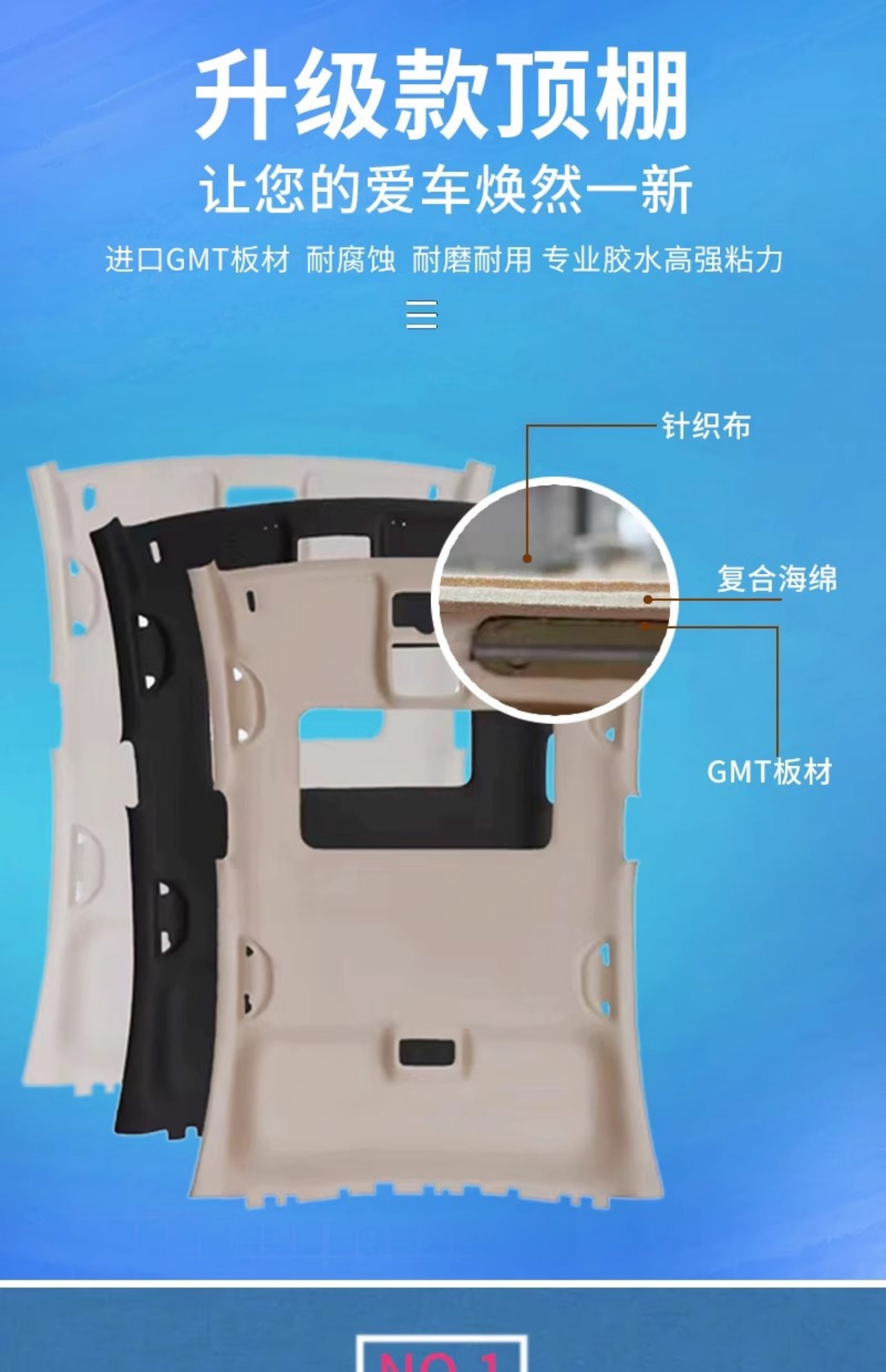 Suitable for Volkswagen Skoda Haorui/Octavia/Citroen/Xinrui Roof Lining Ceiling Cloth Interior Ceiling Assembly