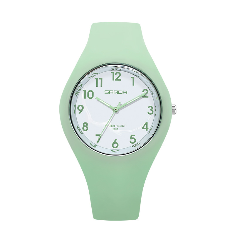 SANDA 6056 solo movimiento reloj electrónico deportes al aire libre reloj de moda retroiluminado puntero reloj de cuarzo