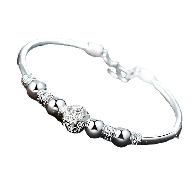 Кольцо-брелок с жемчужинами Nine Operating Pearl Ring Bracelet белый медь серебро размещение жемчужины браслет женский изящный шарик ювелирные изделия Tripper оптовая