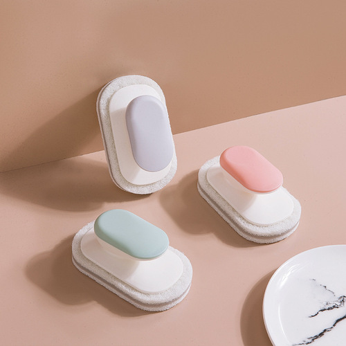 Cleaning brush, bathtub brush, tile brush, kitchen stove brush, pot scrubber, dishwashing pool sponge wipe