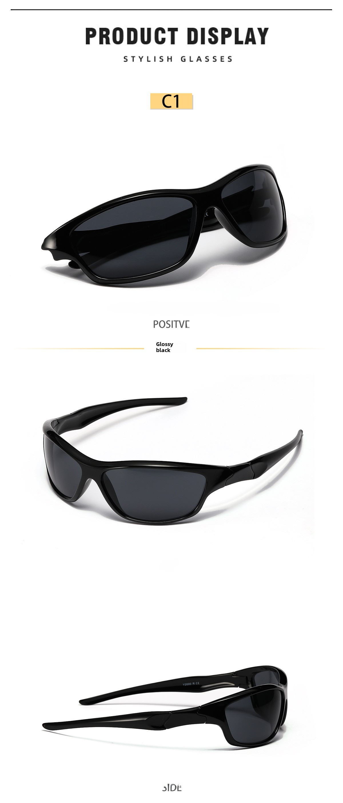 Xungesaibo futuristic glasses men's silver Y2K functional sunglasses ins female street Millennium hot girl sunglasses_voghion.com
