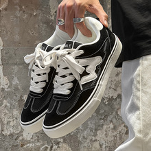 男鞋子潮鞋2025夏季新款经典百搭帆布鞋港风透气学生运动休闲板鞋