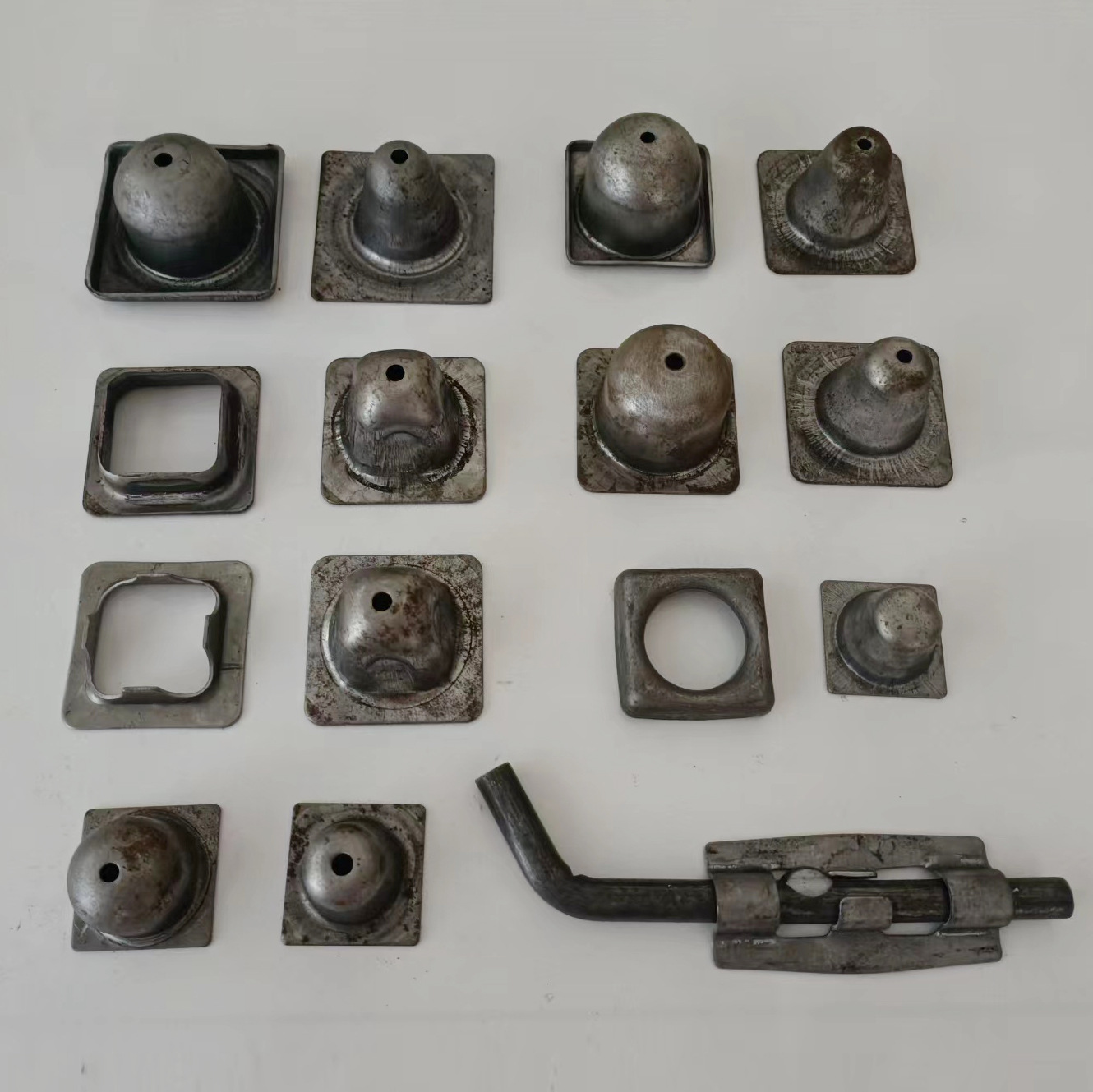 ZY金属j加厚堆垛脚碗冲压方管底座子母脚杯货架脚腕布匹巧固架脚