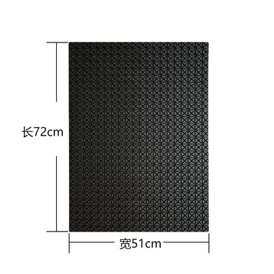Factory direct diy car mat TPE universal main driver monolithic free cut rear pad waterproof wear ring (Ayaqaltılar (Kovriklər)) - dm-main-driver-short-styleking-kong-blackself-cut