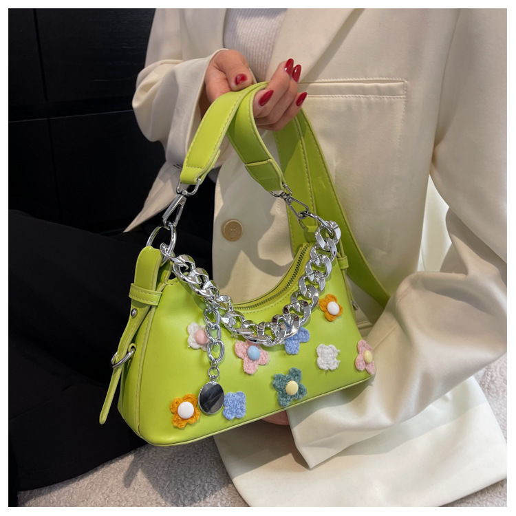 Fashion new flower colorful chain messenger bag 23514510cmpicture4