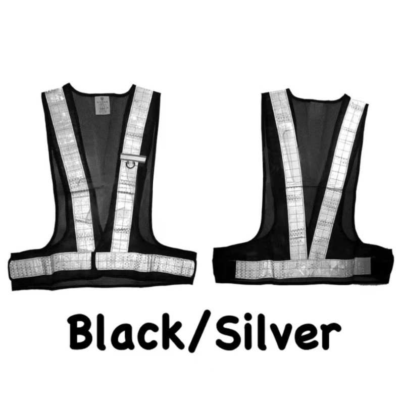 Cross-border multi-bolsillos tela de malla triangular chaleco reflectante V ciclismo ropa reflectante sitio de construcción protección de seguridad especial al aire libre