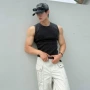 修身健身圆领夏季t恤