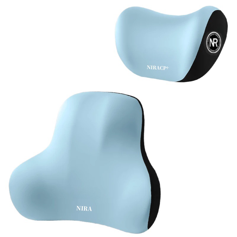 Car headrest car pillow car driving seat memory foam waist protection car pair of car pillow neck pillow