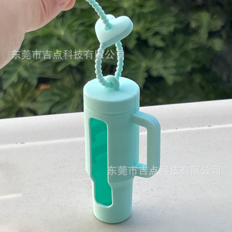 跨境口红硅胶套保护套食品级创意造型硅胶唇膏套防摔便携保护壳|undefined