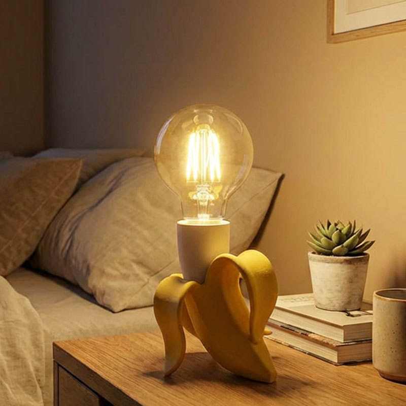 Table Lamp Bedside Lamp Touch Night Light Banana Art Warm Cross-Border New Gift Rechargeable Atmosphere Table Lamp