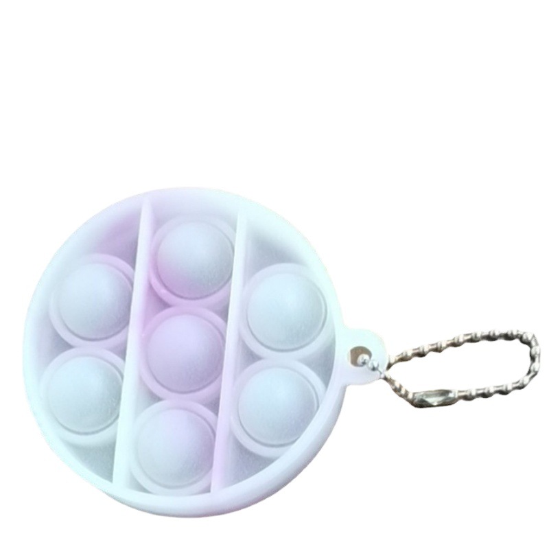 Nuevo mini pionero de roedores mini burbuja Le llavero cuadrado redondo en venta, popmini